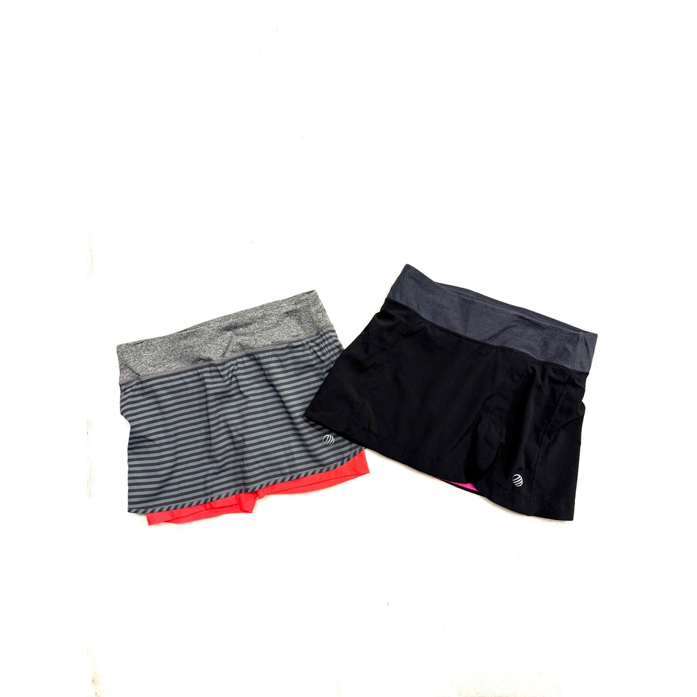 MPG Sport Womens Active Skort Bundle Size XS Black Pink Grey Coral Tennis 2pk